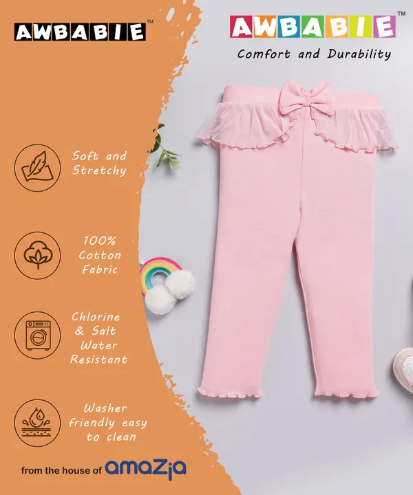 Pink_Soft_Cotton_Regular_Casual_Leggings_For_Baby_Girls
