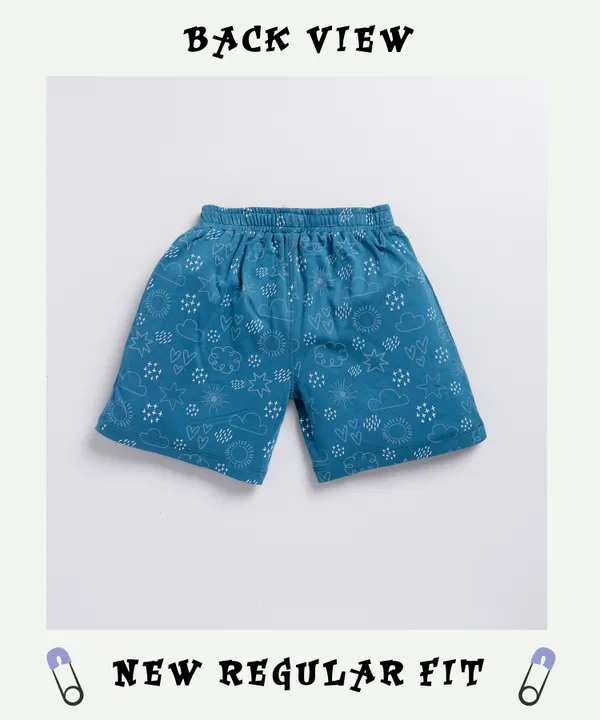 Blue_Soft_Cotton_All_Over_Print_Regular_Shorts_For_Girls
