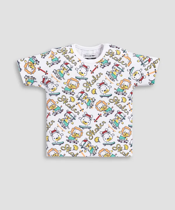 White_Soft_Cotton_Solid_Round_Neck_T-Shirt_For_Baby_Boys
