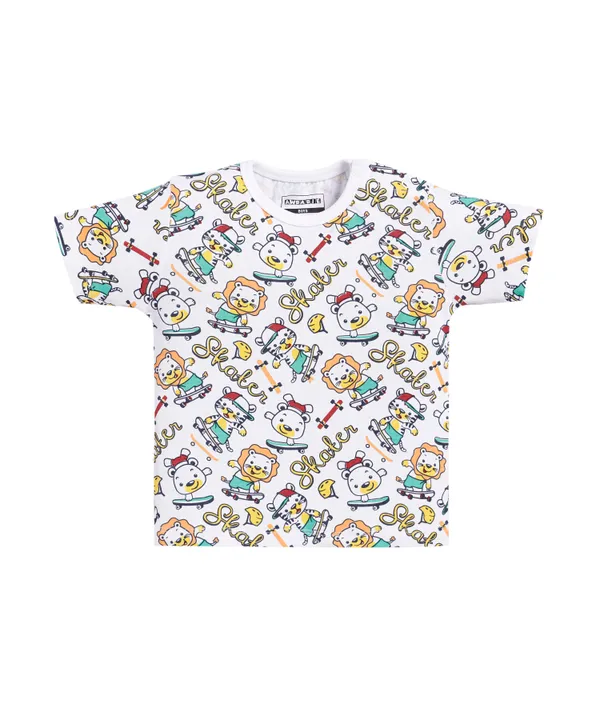White_Soft_Cotton_Solid_Round_Neck_T-Shirt_For_Baby_Boys