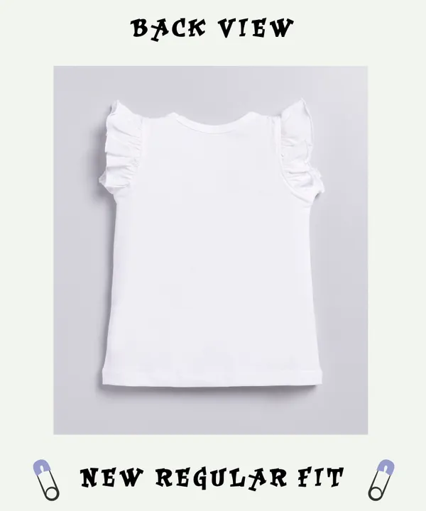 White_Solid_Regular_Casual_Round_Neck_T-Shirt_For_Baby_Girls