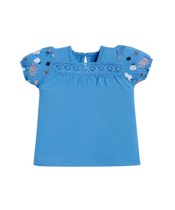 Blue_Solid_Regular_Casual__Top_For_Baby_Girls