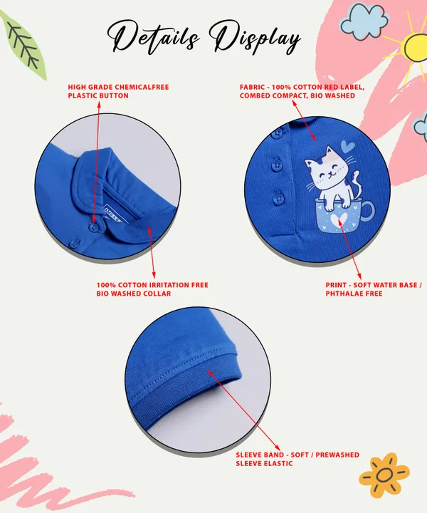 Awbabie_Toddler_Girls_Polo_T-Shirt_|_100%_Cotton_|_180_GSM_|_Soft_&_Breathable_|_Elastic_Armholes_|_Front_Button_Placket_|_Stylish_&_Comfortable