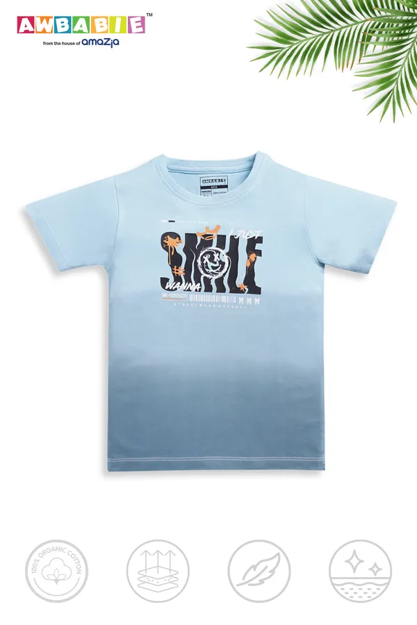 Sky_Blue_Soft_Cotton_Regular_T-Shirt_And_Blue_Shorts_For_Boy_(Combo)
