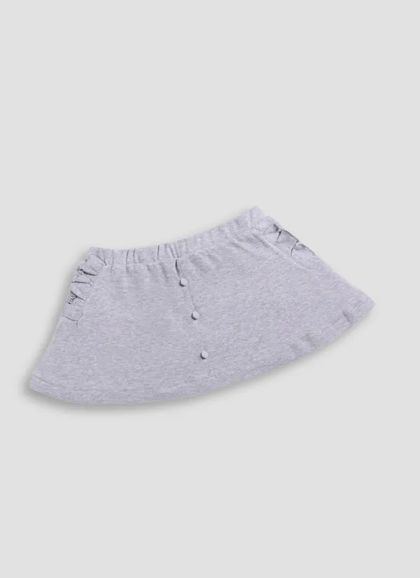 Grey_Soft_Cotton_Regular__Casual_Skort_Baby_Girls