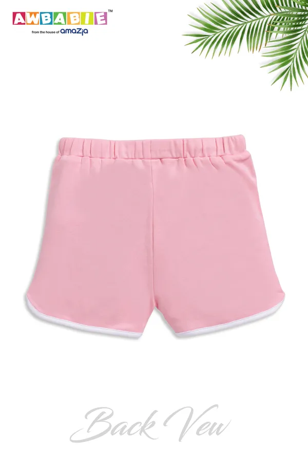 Pink_Soft_Cotton__Regular_T-_Shirts_And_Shorts_For_Girls_(Combo)