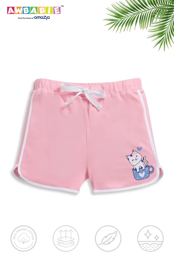 Pink_Soft_Cotton__Regular_T-_Shirts_And_Shorts_For_Girls_(Combo)