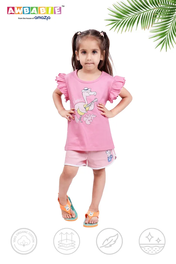 Pink_Soft_Cotton__Regular_T-_Shirts_And_Shorts_For_Girls_(Combo)