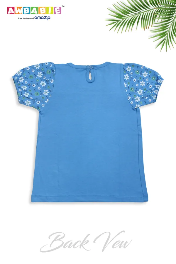 Blue_Soft_Cotton__Regular_T-_Shirts_And_Pink_Leggins_For_Girls_(Combo)
