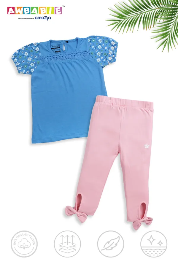Blue_Soft_Cotton__Regular_T-_Shirts_And_Pink_Leggins_For_Girls_(Combo)