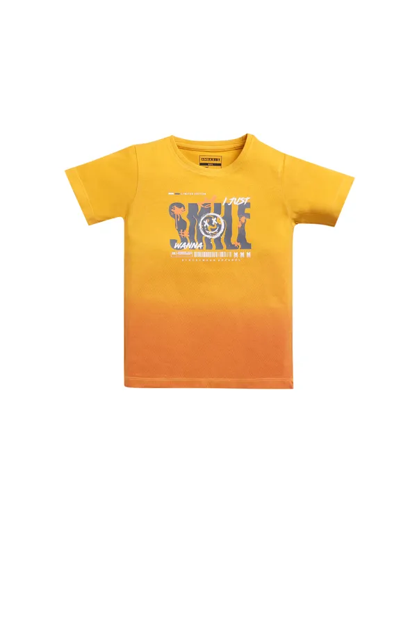 Yellow_Soft_Cotton_Regular_Round_Neck_T-Shirt_For_Boys