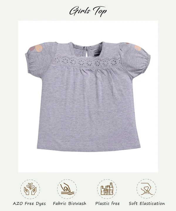 Grey_Solid_Regular_Casual_Top_For_Baby_Girls