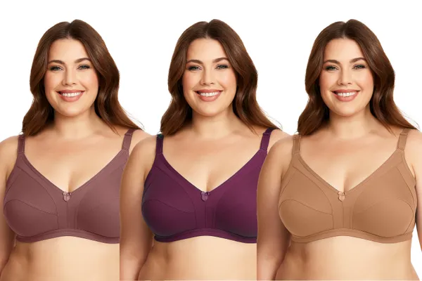 Pack_Of_3_Women's_Cotton_Blend_Solid_Full_Coverage_Ethnic_Daily_Wear_Non_Padded_Bra