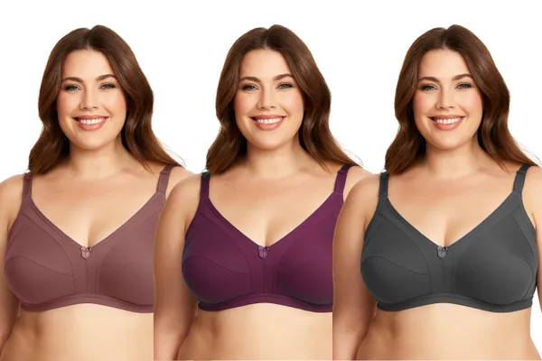 Pack_Of_3_Women's_Cotton_Blend_Solid_Full_Coverage_Ethnic_Daily_Wear_Non_Padded_Bra