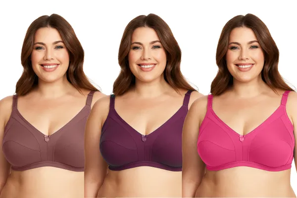 Pack_Of_3_Women's_Cotton_Blend_Solid_Full_Coverage_Ethnic_Daily_Wear_Non_Padded_Bra