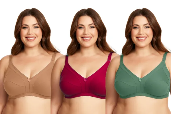 Pack_Of_3_Women's_Cotton_Blend_Solid_Full_Coverage_Ethnic_Daily_Wear_Non_Padded_Bra