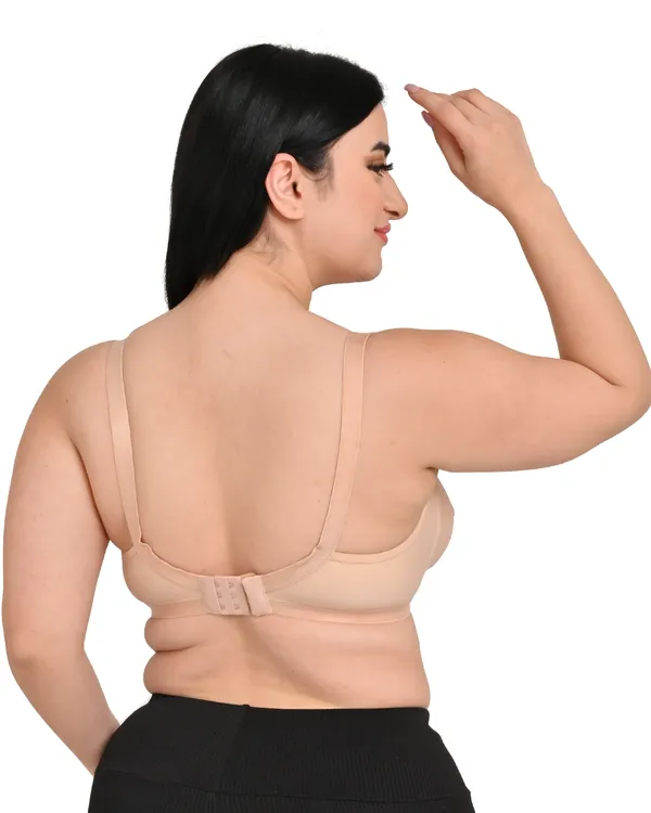Beige_Full_Coverage_Single_Layered,_Non_Padded,_Non_Wired,_Seamed_Cups_Soft_Strap_Plus_Size_Bra