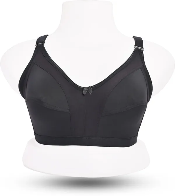 Pack_Of_3_Multicolor_Regular_Cotton_Blend_Solid_Non_Padded_Soft_Strap_Plus_Size_Bra