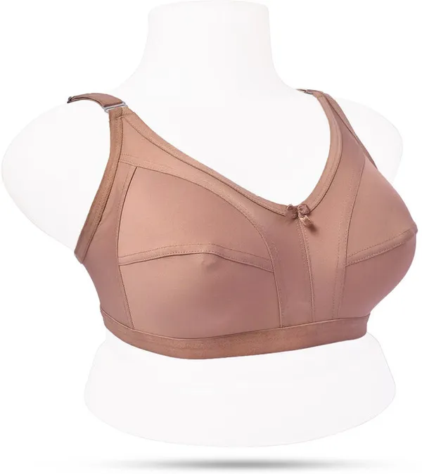 Pack_Of_3_Multicolor_Regular_Cotton_Blend_Solid_Non_Padded_Soft_Strap_Plus_Size_Bra