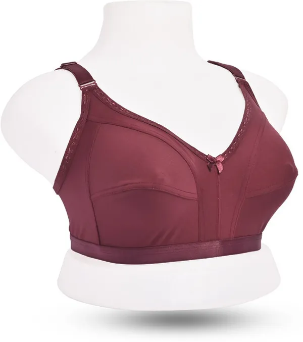 Pack_Of_3_Multicolor_Regular_Cotton_Blend_Solid_Non_Padded_Soft_Strap_Plus_Size_Bra