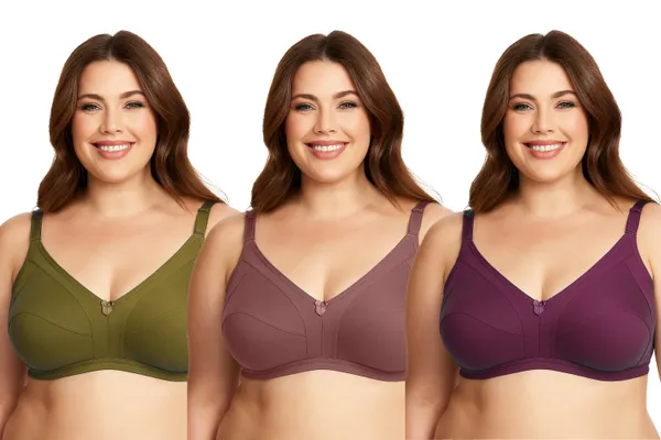 Pack_Of_3_Women's_Cotton_Blend_Solid_Full_Coverage_Ethnic_Daily_Wear_Non_Padded_Bra