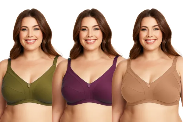 Pack_Of_3_Women's_Cotton_Blend_Solid_Full_Coverage_Ethnic_Daily_Wear_Non_Padded_Bra