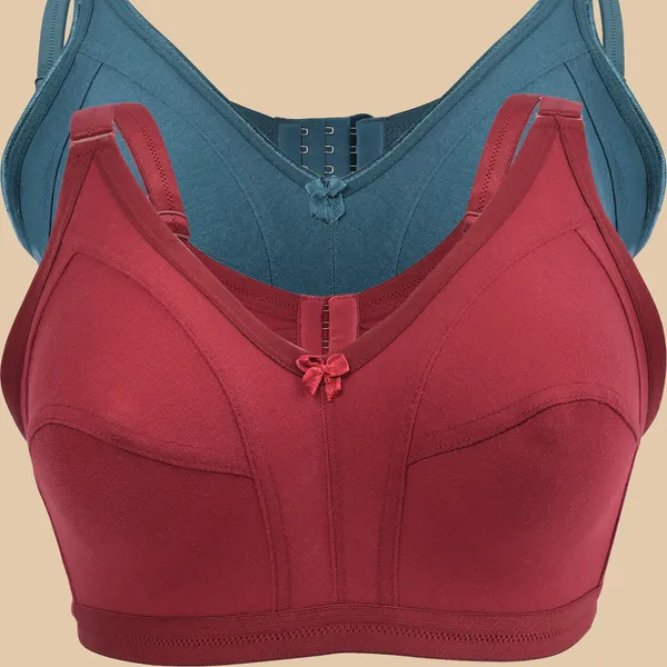 Non-Padded_Non-Wired_Full_Coverage_Full-Figure_Bra_(Pack_Of_2_PCS)