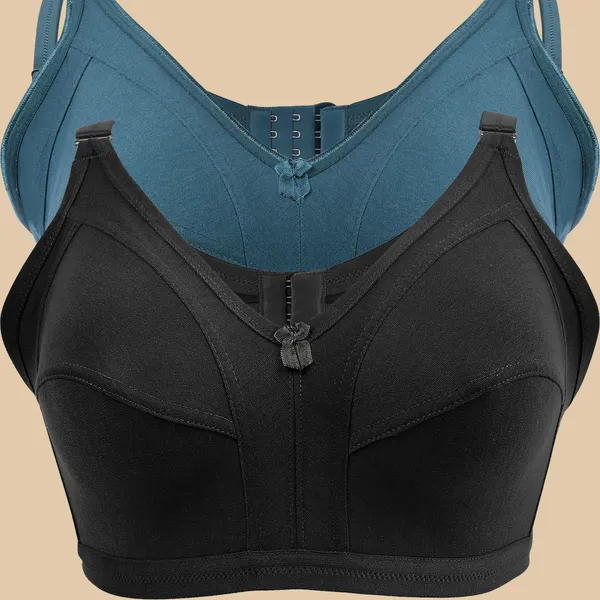 Non-Padded_Non-Wired_Full_Coverage_Full-Figure_Bra_(Pack_Of_2_PCS)
