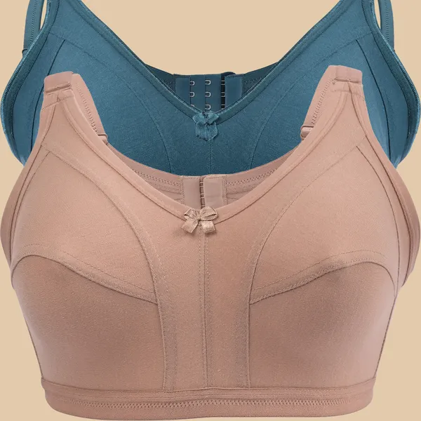 Non-Padded_Non-Wired_Full_Coverage_Full-Figure_Bra_(Pack_Of_2_PCS)