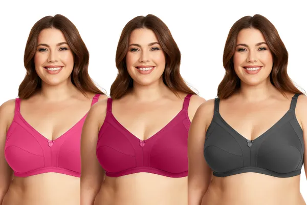 Pack_Of_3_Women's_Cotton_Blend_Solid_Full_Coverage_Ethnic_Daily_Wear_Non_Padded_Bra