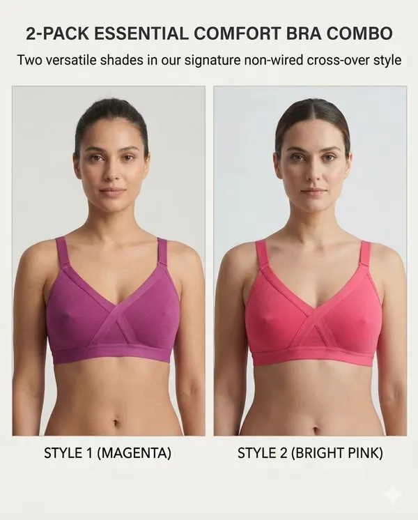 Women’s_Cross-Elastic_Full_Coverage_Bra_|_4-Way_Stretch_Spandex_Fabric_|_Non-Padded_|_Non-Wired_|_Flexible_Support_|_Pack_of_2