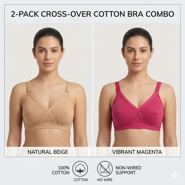 Women’s_Cross-Elastic_Full_Coverage_Bra_|_4-Way_Stretch_Spandex_Fabric_|_Non-Padded_|_Non-Wired_|_Flexible_Support_|_Pack_of_2