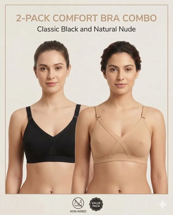 Women’s_Cross-Elastic_Full_Coverage_Bra_|_4-Way_Stretch_Spandex_Fabric_|_Non-Padded_|_Non-Wired_|_Flexible_Support_|_Pack_of_2