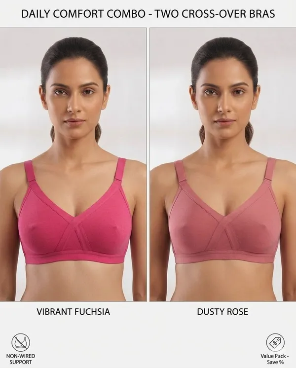 Women’s_Cross-Elastic_Full_Coverage_Bra_|_4-Way_Stretch_Spandex_Fabric_|_Non-Padded_|_Non-Wired_|_Flexible_Support_|_Pack_of_2