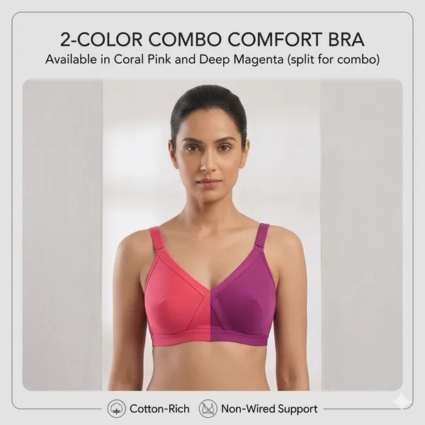 Women’s_Cross-Elastic_Full_Coverage_Bra_|_4-Way_Stretch_Spandex_Fabric_|_Non-Padded_|_Non-Wired_|_Flexible_Support_|_Pack_of_2