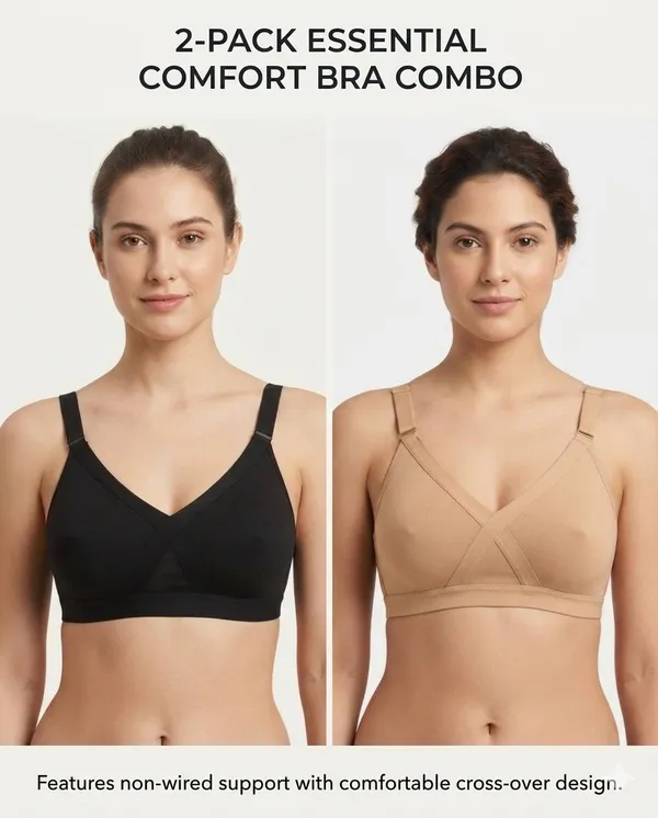 Women’s_Cross-Elastic_Full_Coverage_Bra_|_4-Way_Stretch_Spandex_Fabric_|_Non-Padded_|_Non-Wired_|_Flexible_Support_|_Pack_of_2