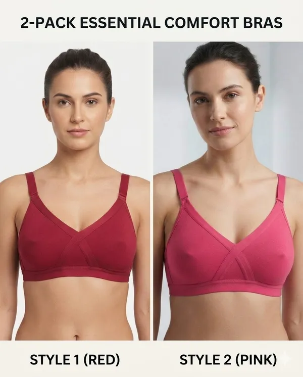Women’s_Cross-Elastic_Full_Coverage_Bra_|_4-Way_Stretch_Spandex_Fabric_|_Non-Padded_|_Non-Wired_|_Flexible_Support_|_Pack_of_2