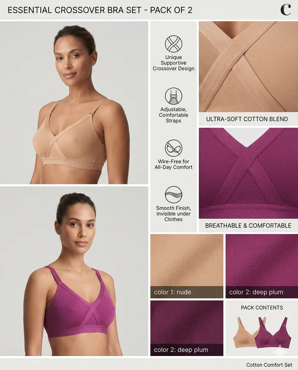Women’s_Cross-Elastic_Full_Coverage_Bra_|_4-Way_Stretch_Spandex_Fabric_|_Non-Padded_|_Non-Wired_|_Flexible_Support_|_Pack_of_2