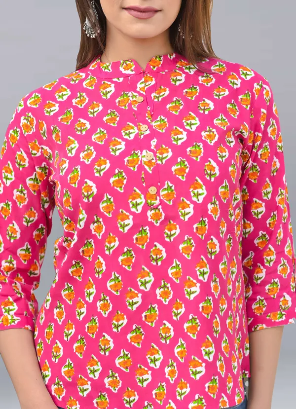 Pink_Viscose_Rayon_Casual_Printed_Top_For_Women