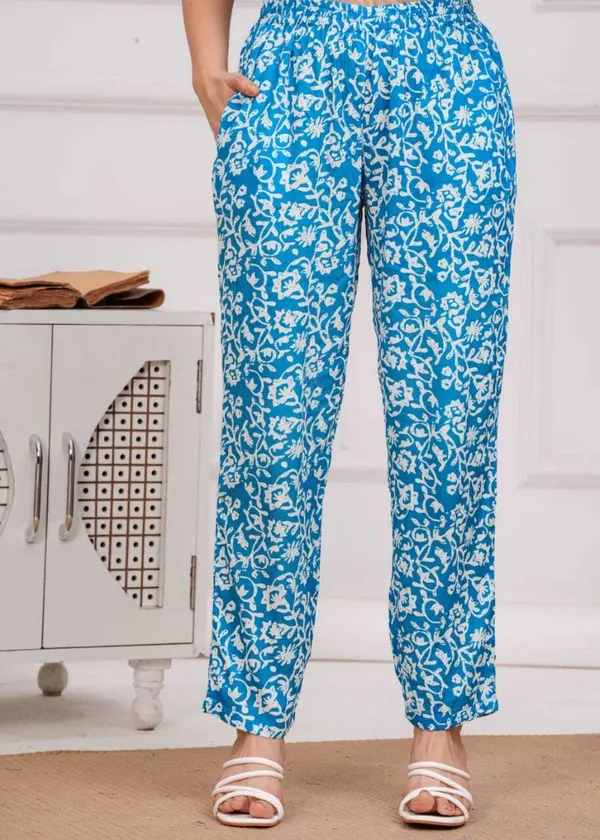 Blue_Viscose_Rayon_Casual_Tunic_Pant_Printed_Co-Ords_Set_For_Women