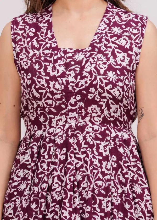 Purple_Viscose_Rayon_Casual_Tunic_Pant_Printed_Co-Ords_Set_For_Women