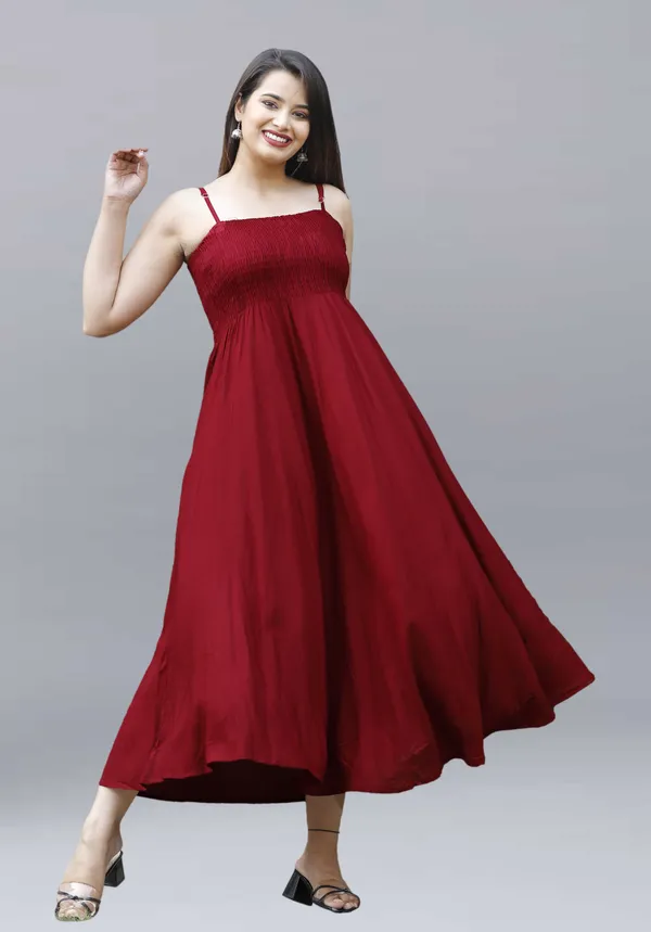 Maroon_Viscose_Rayon_Maxi/Full_Length_Gown_Dress_For_Women