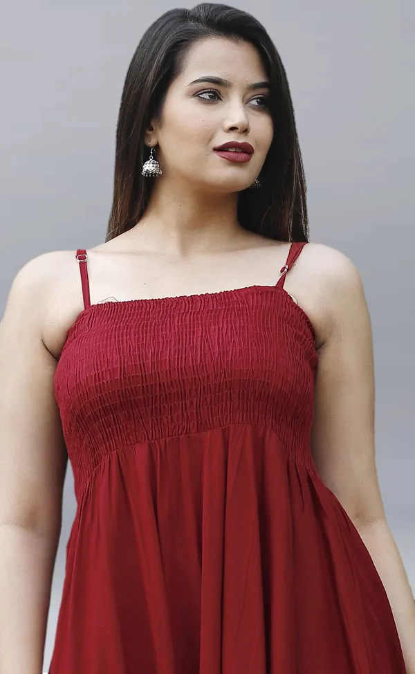 Maroon_Viscose_Rayon_Maxi/Full_Length_Gown_Dress_For_Women