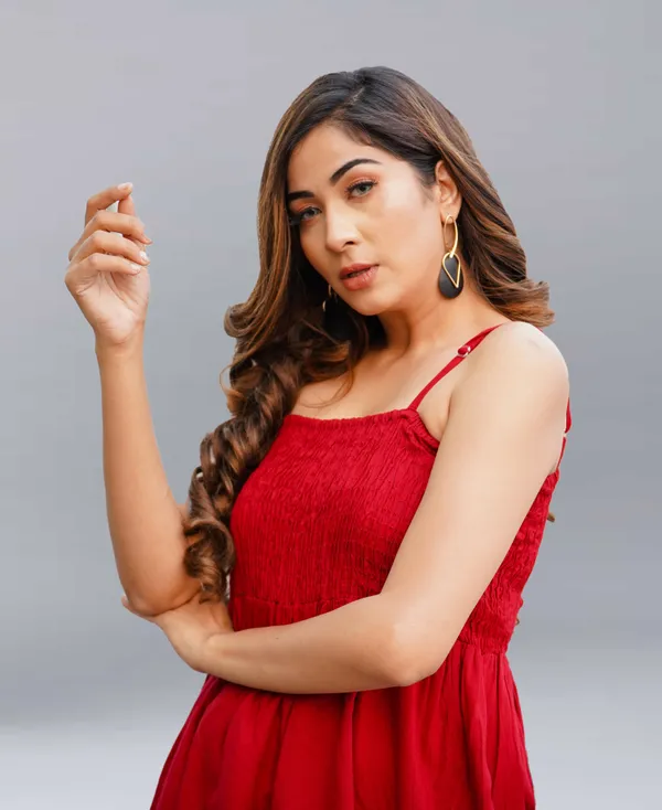 Maroon_Viscose_Rayon_Midi/Calf_Length_Gown_Dress_For_Women