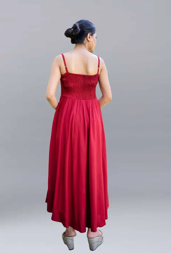 Maroon_Viscose_Rayon_Maxi/Full_Length_Gown_Dress_For_Women