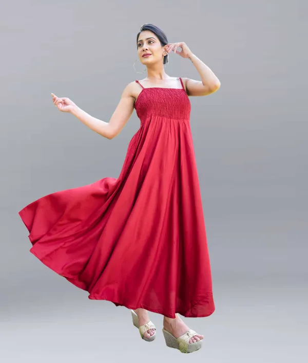 Maroon_Viscose_Rayon_Maxi/Full_Length_Gown_Dress_For_Women