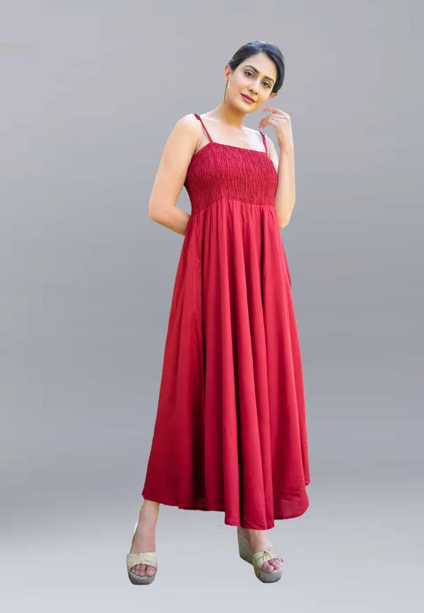 Maroon_Viscose_Rayon_Maxi/Full_Length_Gown_Dress_For_Women