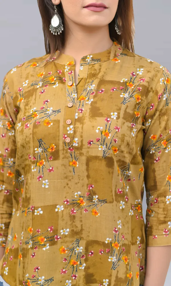 Brown_Viscose_Rayon_Casual_Printed_Top_For_Women
