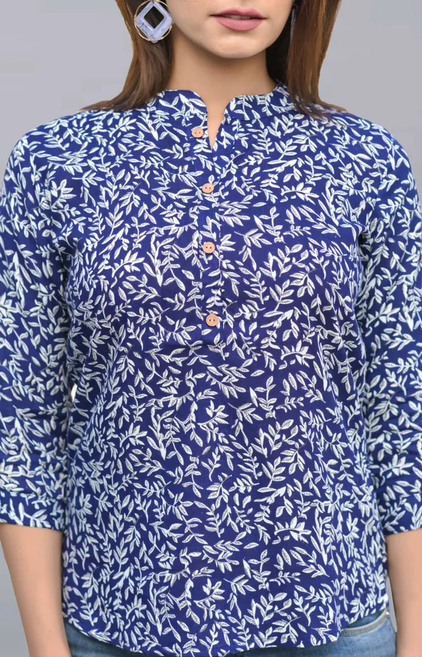 Blue_Viscose_Rayon_Casual_Printed_Top_For_Women