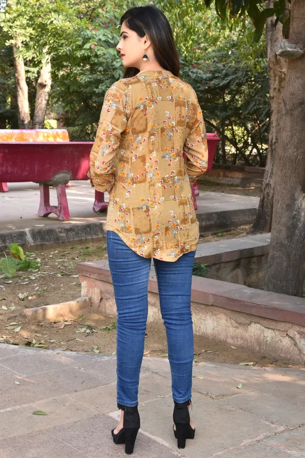 Beige_Viscose_Rayon_Casual_Floral_Print_Top_For_Women